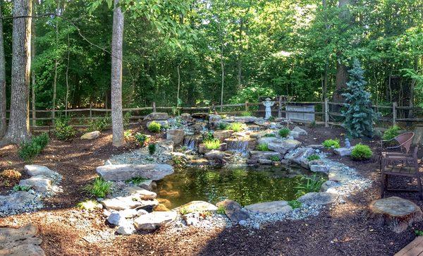 Pond build in Reston, VA