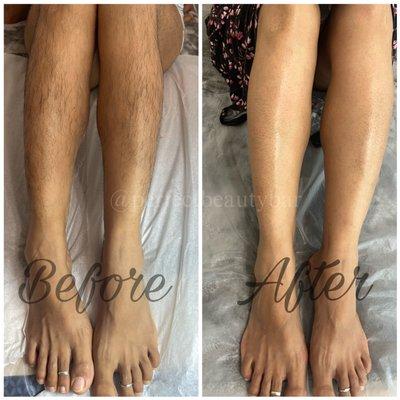 Full leg's waxing $50 
Done at perfect beauty bar .