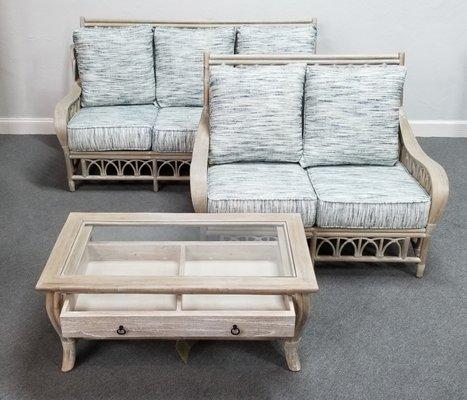 New Alexander & Sheridan Coba Collection in Driftwood finish Living Room Set