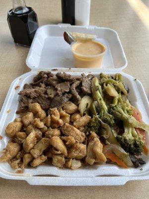 Hibachi Steak and Chicken Combo