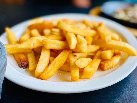 Perfect fries with the "steak fritz" :)...