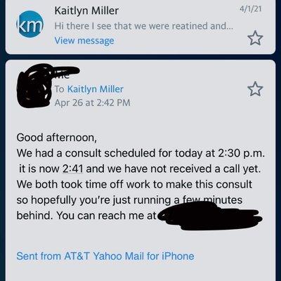 My E-mail to Kaitlyn