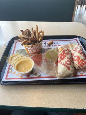 Fries and tacos