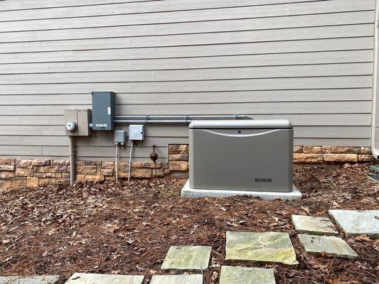 Kohler Generator and ATS Installation