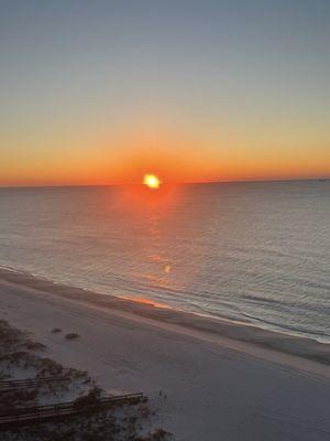 Beach Balcony Sunset