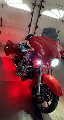 Thanks to Arthur and his staff for getting mg Harley hooked up. The LED's are nice but the audio work is amazing!!!