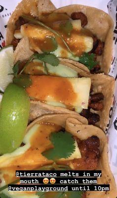 Taco trio (all Al pastor)