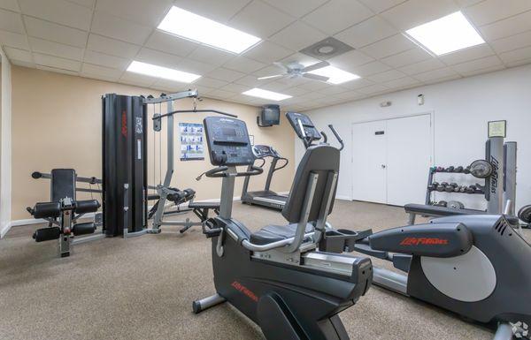 Professional Fitness Center at Rivercrest Apartments in Melbourne FL