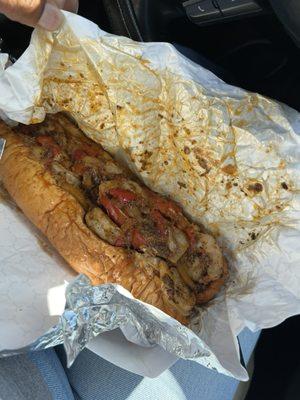 Blackened Shrimp Philly