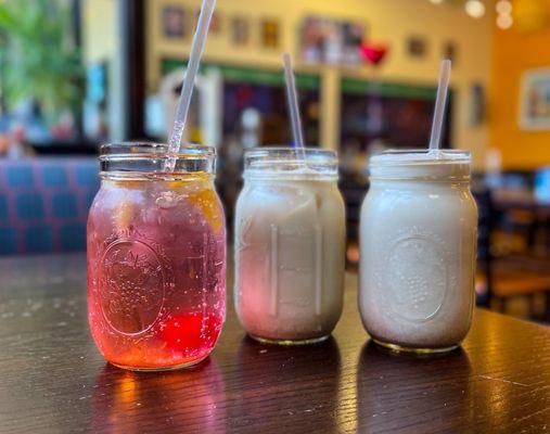 Kids cocktail and horchata