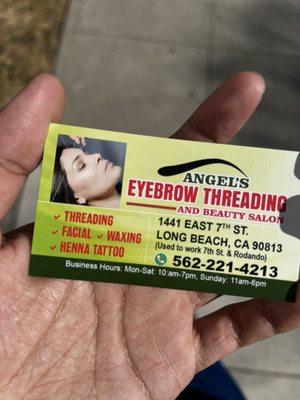 Angel’s Threading and beauty salon