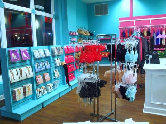 Bloomers is always stocked with tons of tights and beautiful bralettes! A great alternative than making a trip to the Mall..