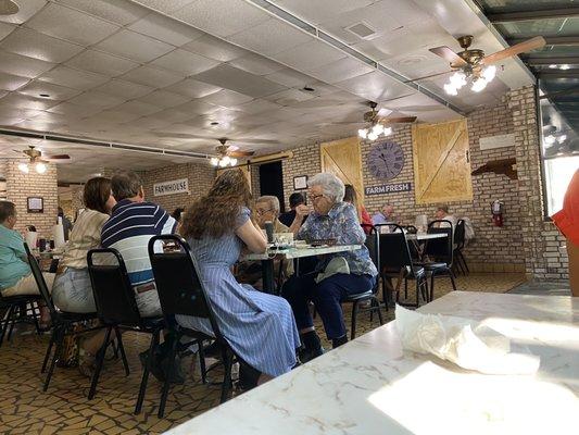 Interior dining area.