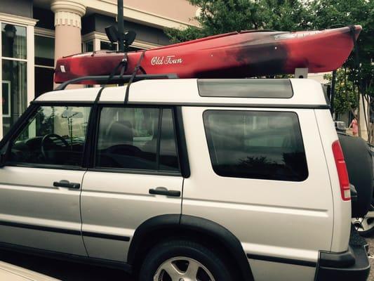 The kayak I ended up buying from Academy because Dick's had nobody to help me.