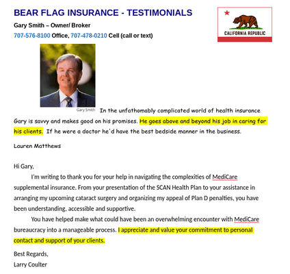 Gary Smith - Bear Flag Insurance