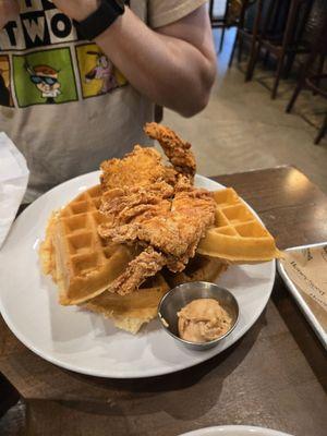 Chicken and waffles