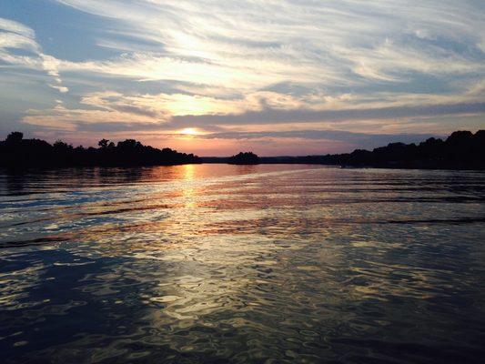 Never underestimate the beauty of a sunset over the water.  Sunset Cruises are offered from May through September.