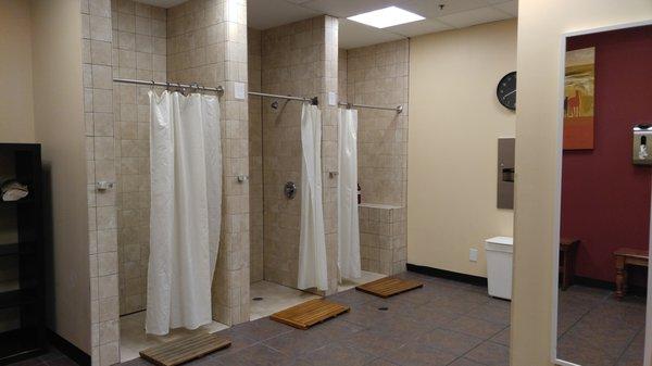 Men's shower space