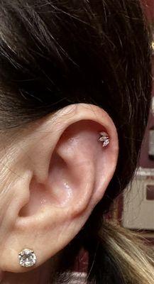 New helix piercing  10/2023