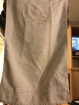 This was one of our "clean" towels. Please notice the poo