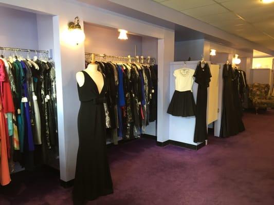 Evening gown selection