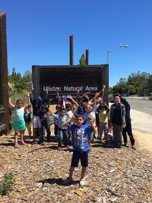 Our 1st Summer Camp Field trip 2017 @ Ulistac Natural Park in Santa Clara. Summer Camp Week 1.