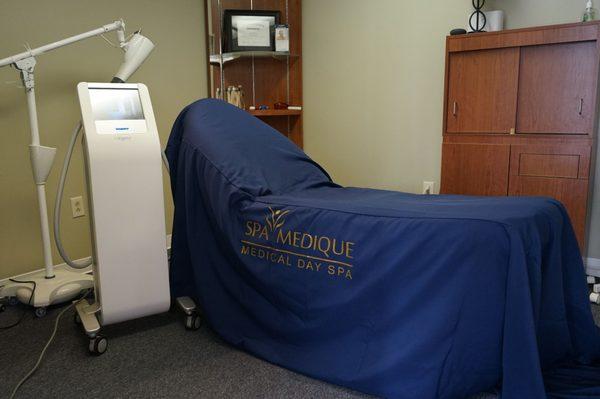 Spa Medique treatment room.