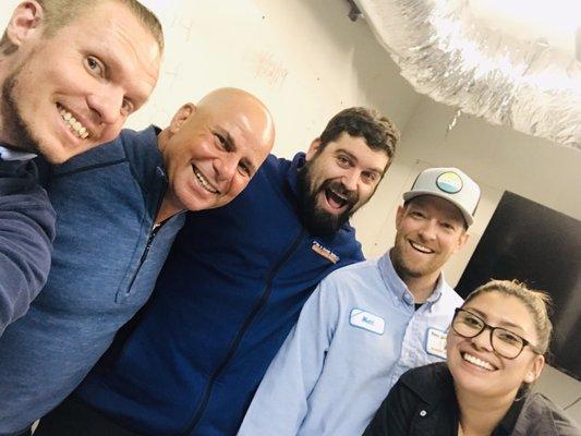 Peter Levi plumbing is always full of smiles and positivity.