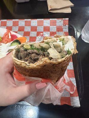 Beef Shawarma Wrap