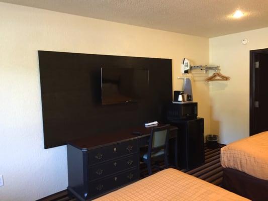 All of our guest rooms are equipped with 39 Inch LED TVs with On-Demand Features