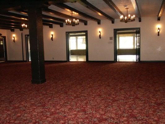 Also in the Presidio, this imported wool carpet was installed in the Offier's club.