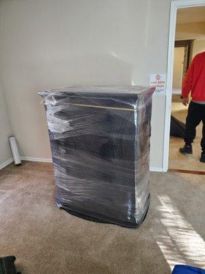 Our crews specialize in wrapping all of your furniture items for transport.