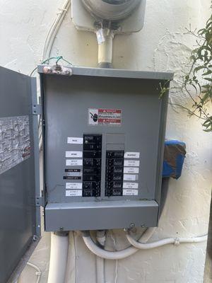 Outdoor Sub Panel