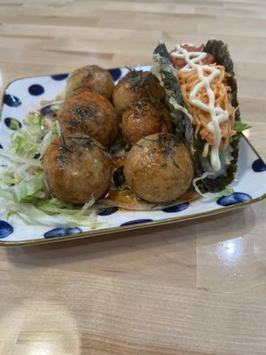 Takoyaki Seafood Taco