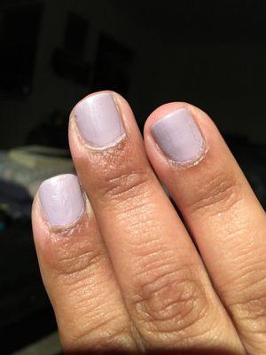 Color is cracked after requesting a matte finish