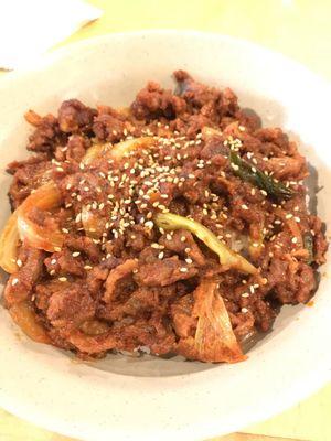 Spicy kimchi pork