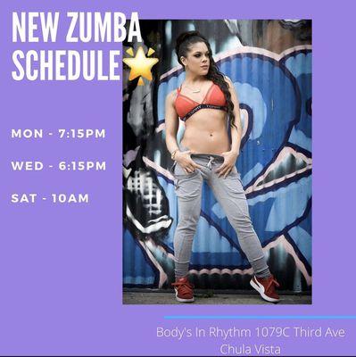 Zumba Schedule