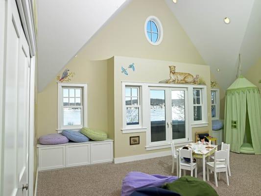 Grandchildren's playroom, Second-story addition, Lake Geneva, WI