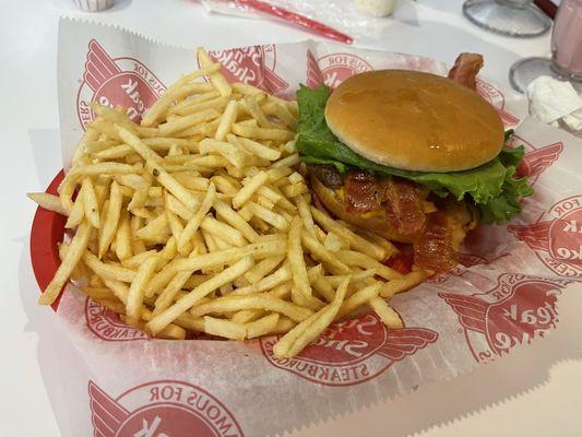 Bacon 'n Cheese Double Steakburger Combo