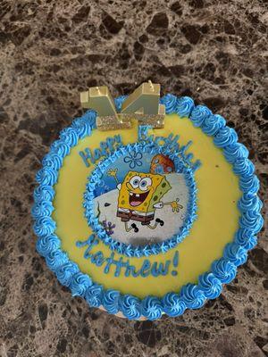 SpongeBob Theme Cake