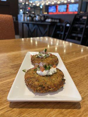 Zucchini cakes - love these