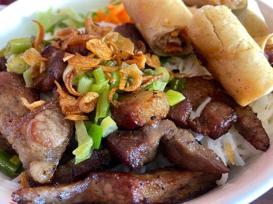 #37 Grilled pork & egg roll vermicelli (thit nuong & cha gio)