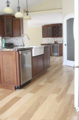 Wide Plank Hickory Natural Hardwood