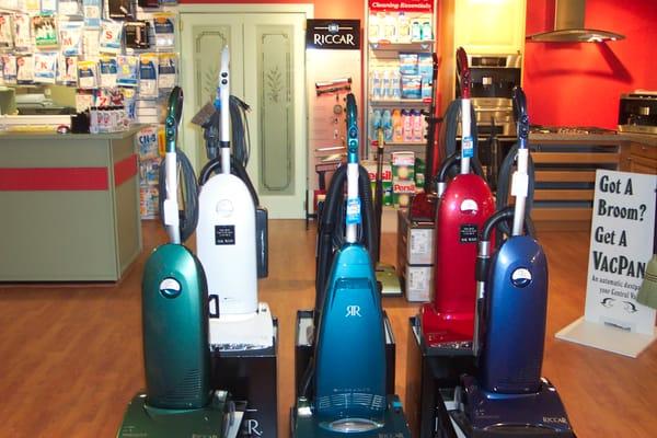 A wide variety of Riccar vacuums MADE IN THE USA !