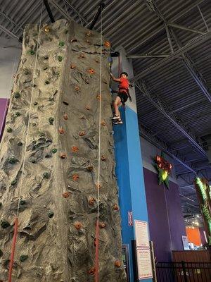 Rock climbing