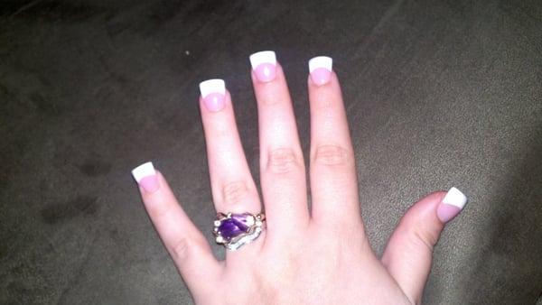 Nails turned out amazing! Done by AMY! :)