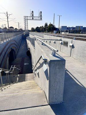 On the northbound route side of SC Caltrain Station 5/26/24