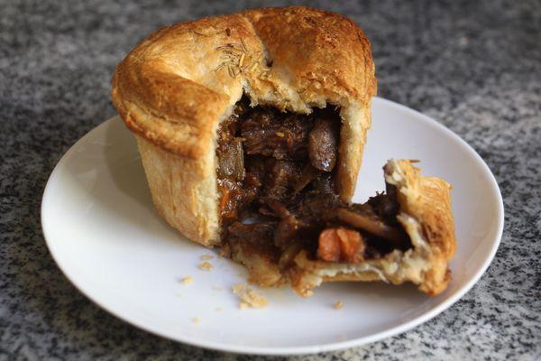 Faction Brewing's Beef & Stout Pie