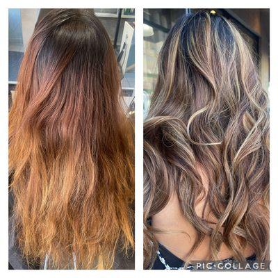 Color correction & highlights