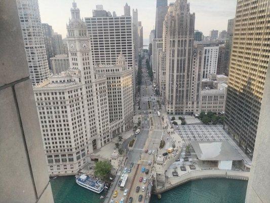 Great view of the Magnificent Mile, right from our office.